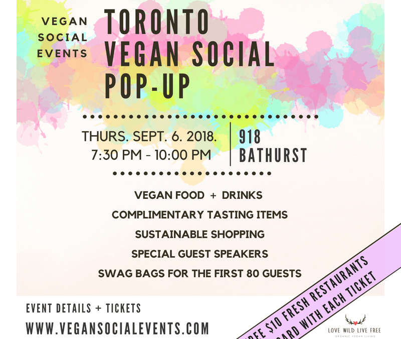 Toronto Vegan Social Pop-Up Event – Eat. Mingle. Shop Consciously.