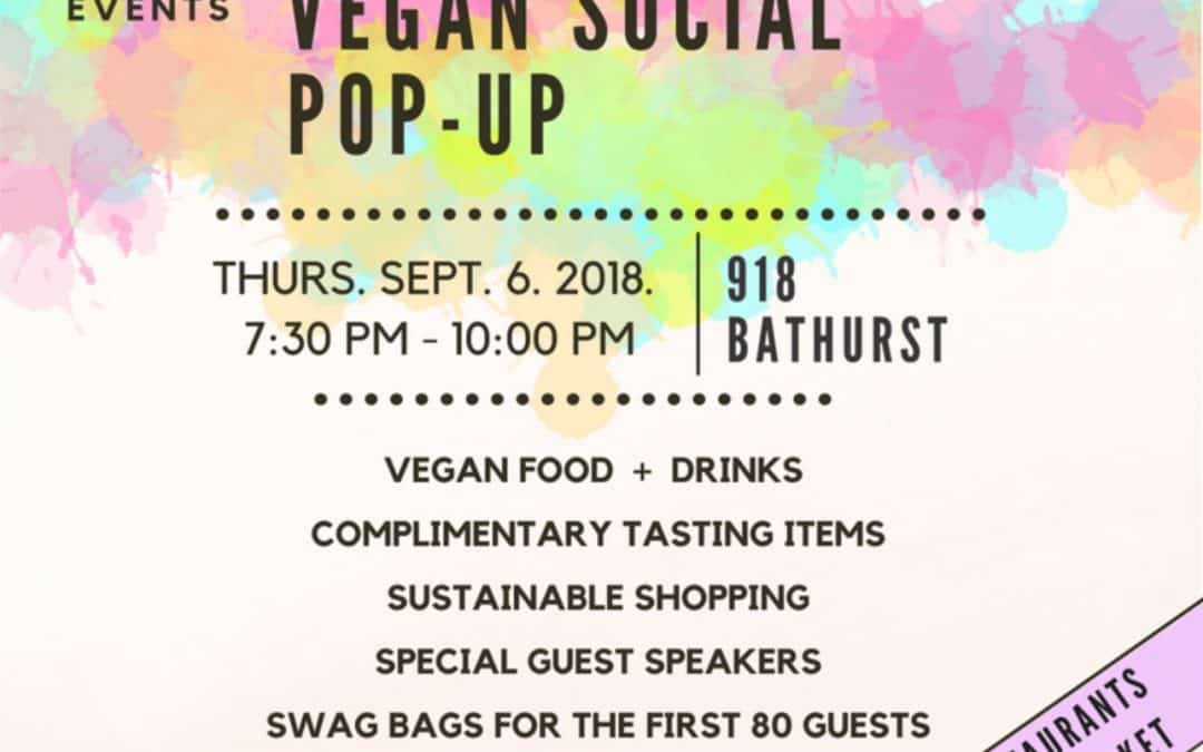 Toronto Vegan Social Pop-Up Event